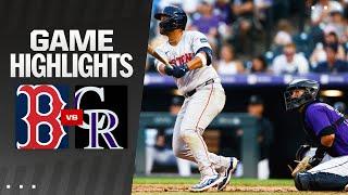 Red Sox vs. Rockies Game Highlights (7/22/24) | MLB Highlights