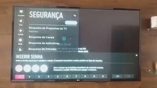 Como redefinir a senha da TV LG? #dicas #tvlg