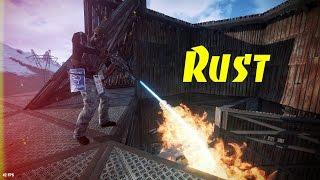 RUST МОЙ ТОПОВЫЙ СОЛО РЕЙД С ОГНЕМЁТОМ!