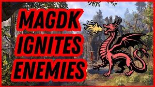 ESO PvP - MagDK Set Ablaze in BGs - [Battleground Chronicles]