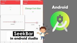 SeekBar - Listening to Progress Changes in Android Studio | Discrete SeekBar | #80