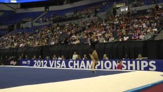 Jessica Wang - Floor - 2012 Visa Championships - Jr Women - Day 1