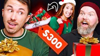 We Gave Austin's Wife $300 to Find the WEIRDEST Christmas Gifts on Amazon! - Gift Guide Unboxing