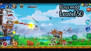 The Catapult 2 Gamplay Boss mod Level 50 | gameplay #gaming #catapult #arcade