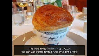 The 'Paul Bocuse Menu' at 3 Michelin star Paul Bocuse Restaurant in France