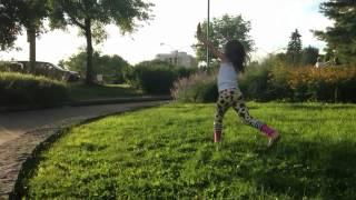 Stella cartwheeling