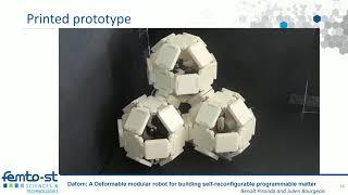 Datom: A Deformable modular robot for building self-reconfigurable programmable matter