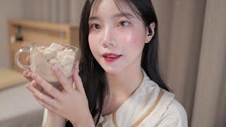 [ASMR] 촉촉한 입소리 가득한 새해맞이 떡 이팅