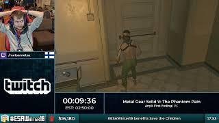 #ESAWinter18 Speedruns - Metal Gear Solid V: The Phantom Pain [Any% First Ending] by Metsametsa