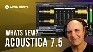 ACON Acoustica 7.5 Updates & Features Walkthrough | Carlo Libertini