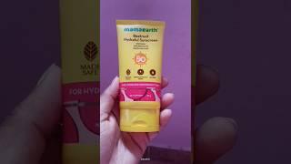 Mamaearth sunscreen with SPF 50 l Make up with SV l yt shorts