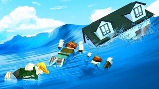 ВЫЖИВАЕМ ВО ВРЕМЯ ЦУНАМИ В TSUNAMI SURVIVAL(роблокс)