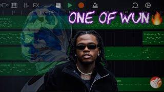 Making a Guitar Trap Beat for GUNNA on GarageBand iOS! (One of Wun)