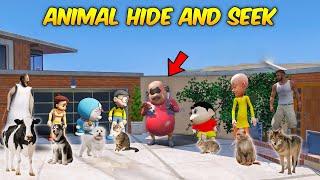 Shinchan & Franklin Play Animal Hide and Seek in Gta 5