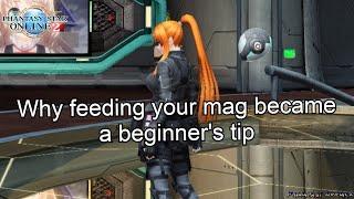 [PSO2 History] Why feeding your mag became a beginner's tip