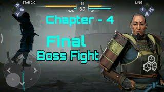 Ling Final Boss Fight Chapter 4 Shadow Fight 3 | How to Defeat Ling