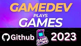 Gamedev Plays Games - Github Gameoff 2023 - Constructive Criticism - #GithubGameOff #gamejam