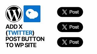 How To Add X (Twitter) Post Button to WordPress Website Using WPBakery Page Builder?