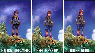 Chrono Cross Radical Dreamers VS. Beetle PSX HW (Upscale textures) VS. DuckStation (xBR)