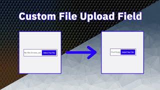 Custom File Upload Button CSS | Styling File Inputs CSS | CSS Tutorials