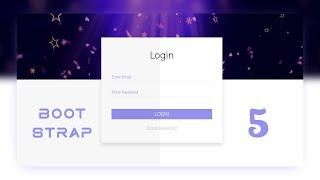 Responsive Login Form | Bootstrap 5 Login Form Design | Signup Form | Simple Bootstrap Login Form