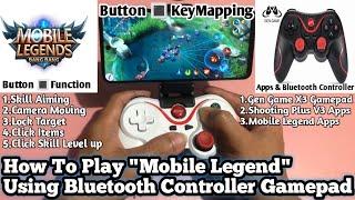 Paano mag laro ng Mobile Legend gamit ang Bluetooth Controller Gamepad (Key mapping)