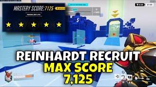 「Hero Mastery」 Reinhardt RECRUIT 5 Stars MAX SCORE Walkthrough (Overwatch 2 Guide)