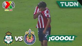 ¡GOLAZO! Yael Padilla hace el 0-2 | Santos 0-2 Chivas | Liga Mx -AP2024 - J16 | TUDN