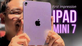 KESAN PERTAMA IPAD MINI 7, Tablet mini anti ribet sih ini! — #AWASKEPENGEN