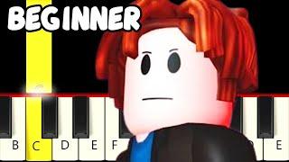 Stronger (The Bacon Hair) - Roblox Song - Fast and Slow (Easy) Piano Tutorial - Beginner