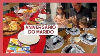 VLOG | Aniversário do marido, café da manhã especial e festa pequena para família