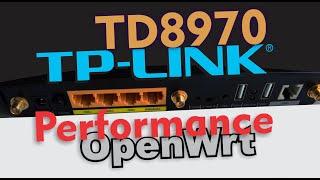 TP-Link adsl td8970 openwrt performance review