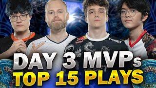 TOP-15 Plays of the Group Stage Day 3 MVPs - TI12 The International 2023