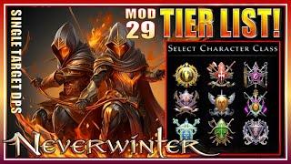 DPS CLASS TIER LIST: Best to Worst for Single Target DAMAGE! (boss fights) - Neverwinter Mod 29