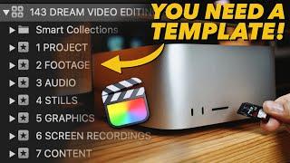 Tired  of Disorganized Footage? Get Organized NOW With These Finder & Final Cut Pro Templates