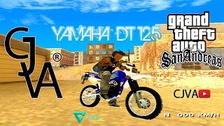 Yamaha DT 125 ORIGINAL AZUL | GAMEPLAY | GTA SA | CJVA