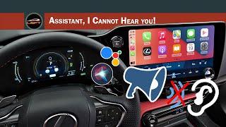 I cannot hear you - Siri, Google Assistant, Lexus Assistant - 2nd Gen NX/5th Gen RX