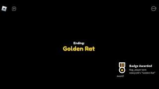 "Концовка Golden rat (золотая крыса)- The Easiest game on Roblox"