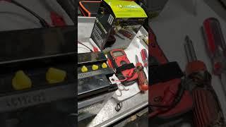 Battery ziptie hack for rectangle nuts #motorcycle #tips #diy