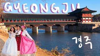  exploring the historic city of gyeongju || hanboks, a hanok village, and an old silla palace