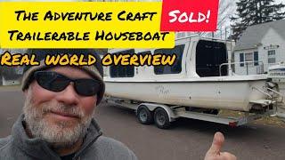 Adventure Craft AC28 Trailerable Houseboat | Sold! | Is it the Boat for You?