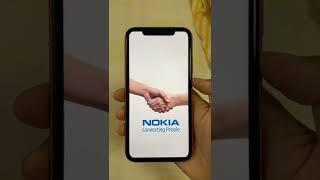 Nokia welcome screen in 2022