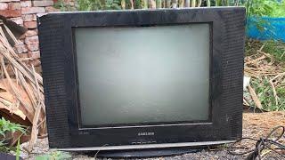 Restoration Old Broken SAMSUNG TVs Left in a Pile of Rubble // Antique Television Restoration