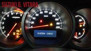 Suzuki Grand Vitara Reset Service Light