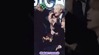 Реакция BTS, когда Тэхён был задушен, была номинирована на OST  #шорты #bts #taehyung