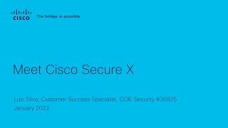 Community Live event - Meet Cisco SecureX