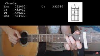 TONES AND I – DANCE MONKEY EASY Guitar Tutorial With Chords / Lyrics