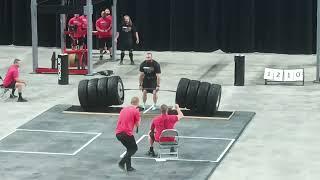 Oleksii Novikov Breaks Hummer Tire Deadlift World Record - 1210lbs 8-13-22