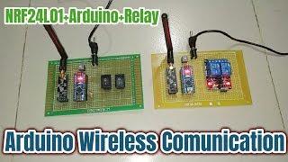 Arduino Wireless Communication Using NRF-24L01 Module | Arduino NRF-24L01 Tutorial