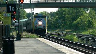 VIA Train 41 Westbound Brockville VIA Station Stop June 22, 2023
